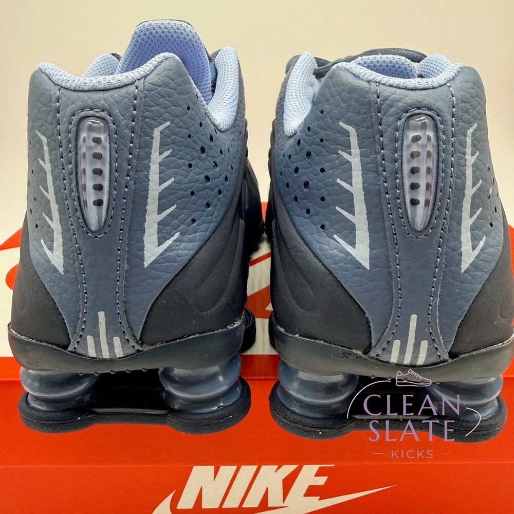 Nike Shox R4 GS Obsidian Blue/Aluminum Kids 6Y Women's 7.5 NIB - Picture 3 of 6